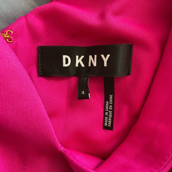 DKNY HOT PINK MINI DRESS - Picture 4 of 4